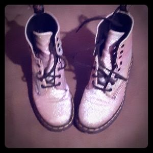 Sparkley doc martens size us 5